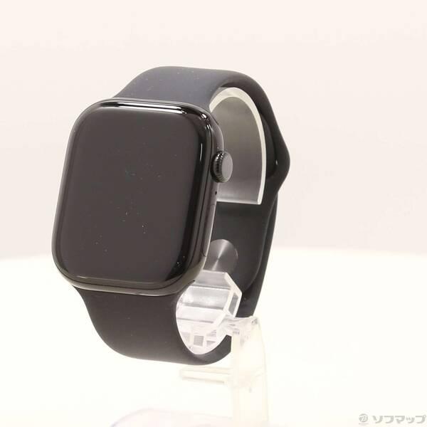 〔中古〕Apple(アップル) Apple Watch Series 10 GPS 46mm ジェットブラックアルミニウムケース ブラックスポーツバンド〔371-ud〕 | 
