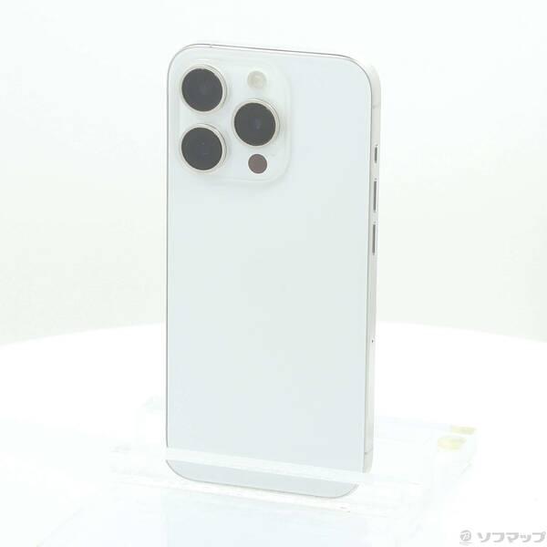 〔中古〕Apple(アップル) iPhone15 Pro 128GB ホワイトチタニウム MTU83J／A SIMフリー〔297-ud〕 | 