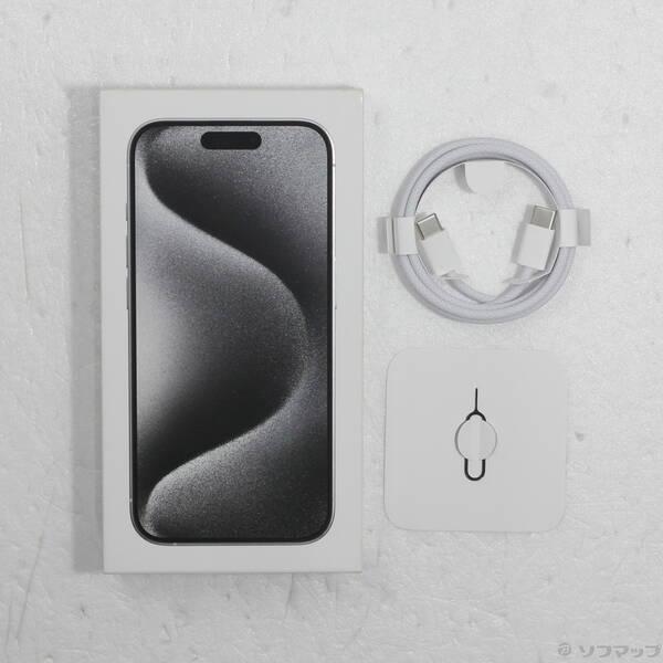 〔中古〕Apple(アップル) iPhone15 Pro 128GB ホワイトチタニウム MTU83J／A SIMフリー〔297-ud〕 |  | 04