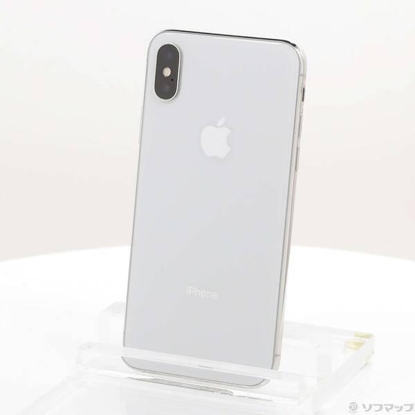 〔中古〕Apple(アップル) iPhoneX 64GB シルバー NQAY2J／A SoftBank〔344-ud〕 | 