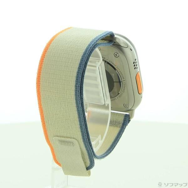 〔中古〕Apple(アップル) Apple Watch Ultra 2 GPS + Cellular 49mm チタニウムケース オレンジ／ベージュトレイルループ〔262-ud〕 |  | 02