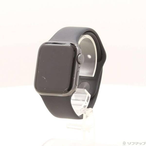 〔中古〕Apple(アップル) Apple Watch SE 第1世代 GPS 40mm スペースグレイアルミニウムケース ブラックスポーツバンド〔344-ud〕 | 