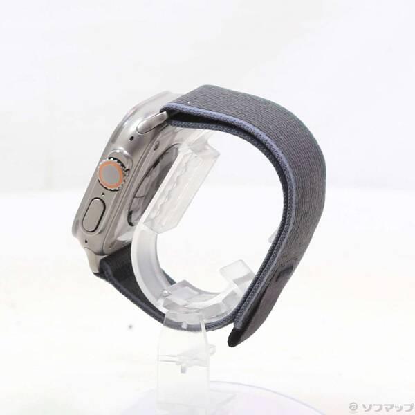 〔中古〕Apple(アップル) Apple Watch Ultra 2 GPS + Cellular 49mm チタニウムケース ブルー／ブラックトレイルループ〔349-ud〕 |  | 01