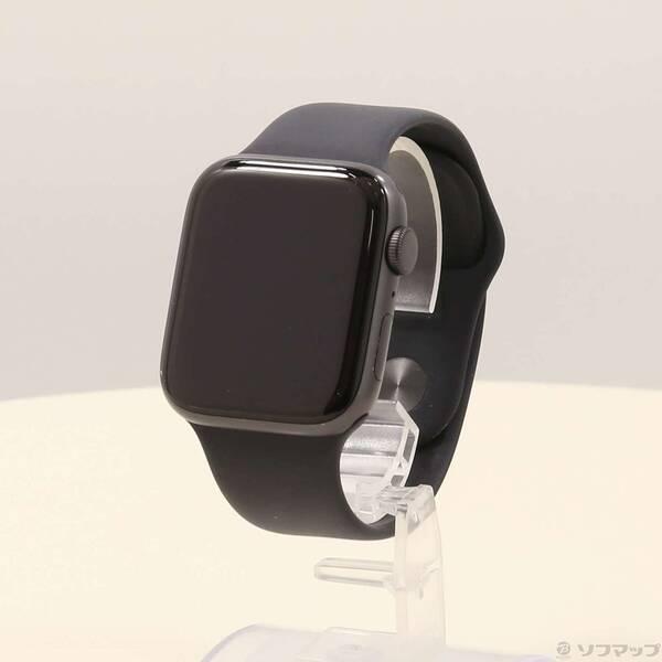 〔中古〕Apple(アップル) Apple Watch SE 第1世代 GPS 44mm スペースグレイアルミニウムケース ブラックスポーツバンド〔262-ud〕 | 