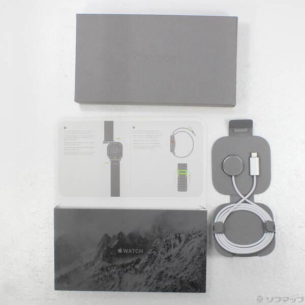 〔中古〕Apple(アップル) Apple Watch Ultra 2 GPS + Cellular 49mm ブラックチタニウムケース ネイビーアルパインループ〔352-ud〕 |  | 04