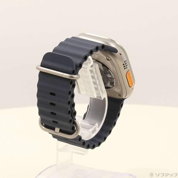 〔中古〕Apple(アップル) Apple Watch Ultra GPS + Cellular 49mm チタニウムケース ミッドナイトオーシャンバンド〔377-ud〕 |  | 02
