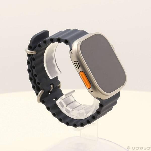 〔中古〕Apple(アップル) Apple Watch Ultra GPS + Cellular 49mm チタニウムケース ミッドナイトオーシャンバンド〔377-ud〕 |  | 03