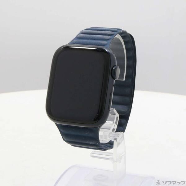 〔中古〕Apple(アップル) Apple Watch Series 9 GPS 45mm ミッドナイトアルミニウムケース パシフィックブルーマグネティックリンク〔305-ud〕 | 