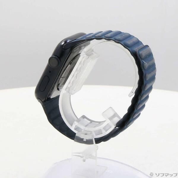 〔中古〕Apple(アップル) Apple Watch Series 9 GPS 45mm ミッドナイトアルミニウムケース パシフィックブルーマグネティックリンク〔305-ud〕 |  | 01