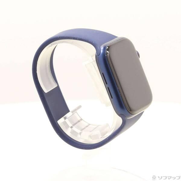 〔中古〕Apple(アップル) Apple Watch Series 6 GPS 44mm ブルーアルミニウムケース ディープネイビーソロループ〔276-ud〕 |  | 03
