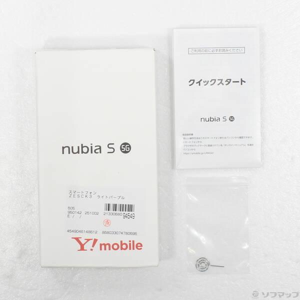 〔中古〕ZTE nubia S 5G 128GB ライトパープル A403ZT Y!mobile SIMフリー〔295-ud〕 |  | 04