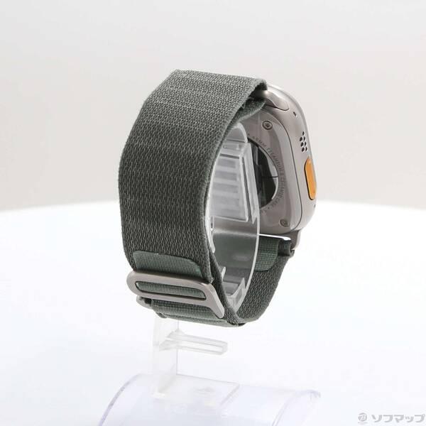 〔中古〕Apple(アップル) Apple Watch Ultra GPS + Cellular 49mm チタニウムケース グリーンアルパインループ〔344-ud〕 |  | 02