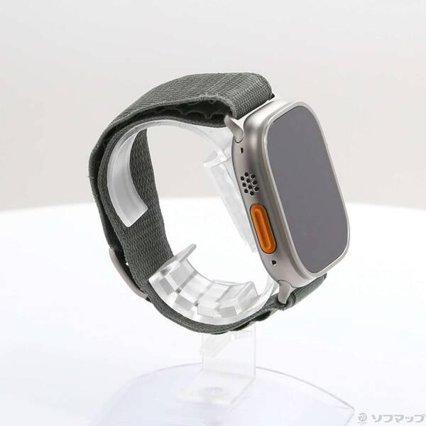 〔中古〕Apple(アップル) Apple Watch Ultra GPS + Cellular 49mm チタニウムケース グリーンアルパインループ〔344-ud〕 |  | 03