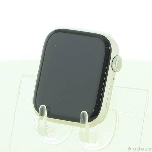 〔中古〕Apple(アップル) Apple Watch Series 7 GPS 45mm スターライトアルミニウムケース バンド無し〔295-ud〕 | 