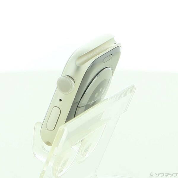 〔中古〕Apple(アップル) Apple Watch Series 7 GPS 45mm スターライトアルミニウムケース バンド無し〔295-ud〕 |  | 01