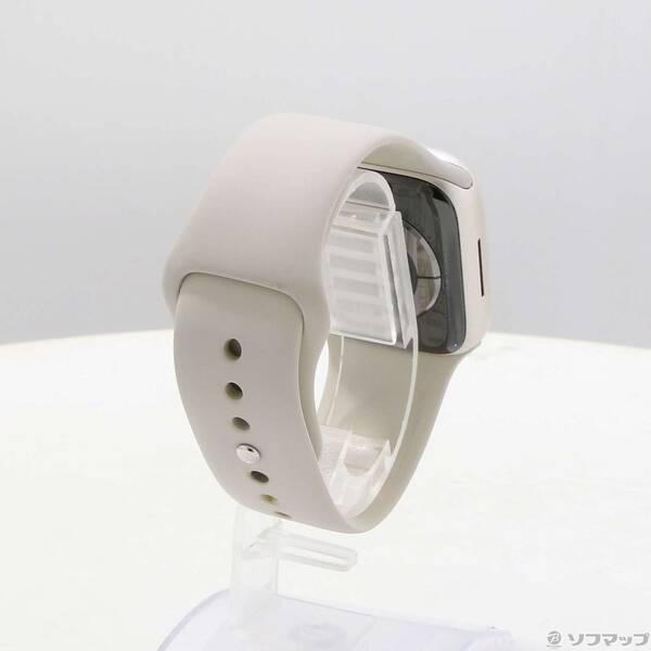 〔中古〕Apple(アップル) Apple Watch Series 8 GPS 41mm スターライトアルミニウムケース スターライトスポーツバンド〔348-ud〕 |  | 02