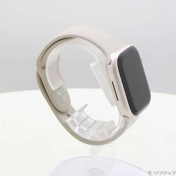 〔中古〕Apple(アップル) Apple Watch Series 8 GPS 41mm スターライトアルミニウムケース スターライトスポーツバンド〔348-ud〕 |  | 03