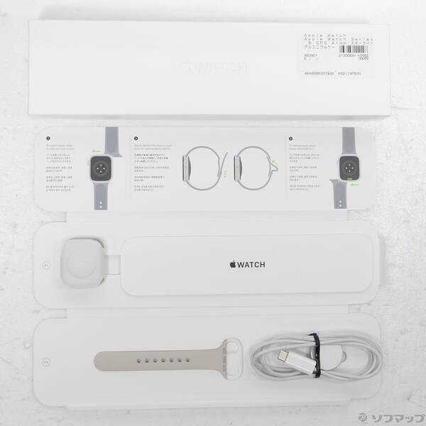 〔中古〕Apple(アップル) Apple Watch Series 8 GPS 41mm スターライトアルミニウムケース スターライトスポーツバンド〔348-ud〕 |  | 04