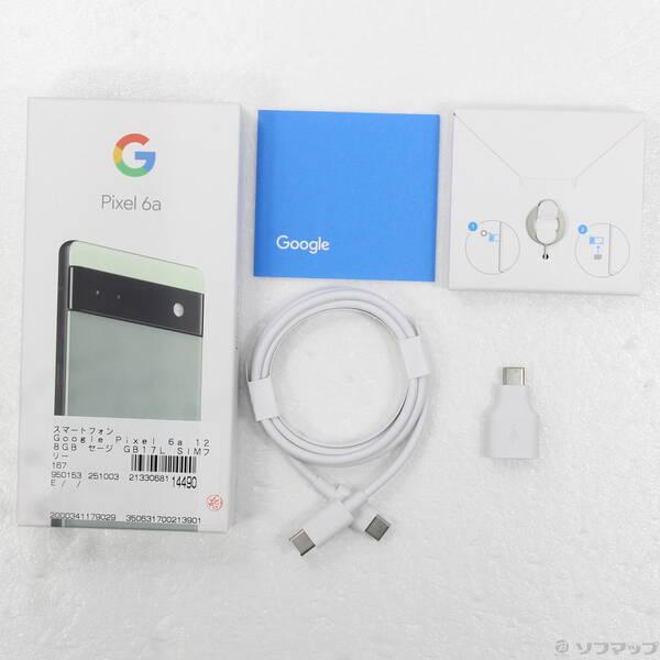 中古〕GOOGLE(グーグル) Google Pixel 6a 128GB セージ GB17L SIM