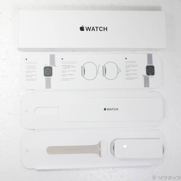 〔中古〕Apple(アップル) Apple Watch SE 第2世代 GPS 40mm スターライトアルミニウムケース スターライトスポーツバンド〔368-ud〕 |  | 04