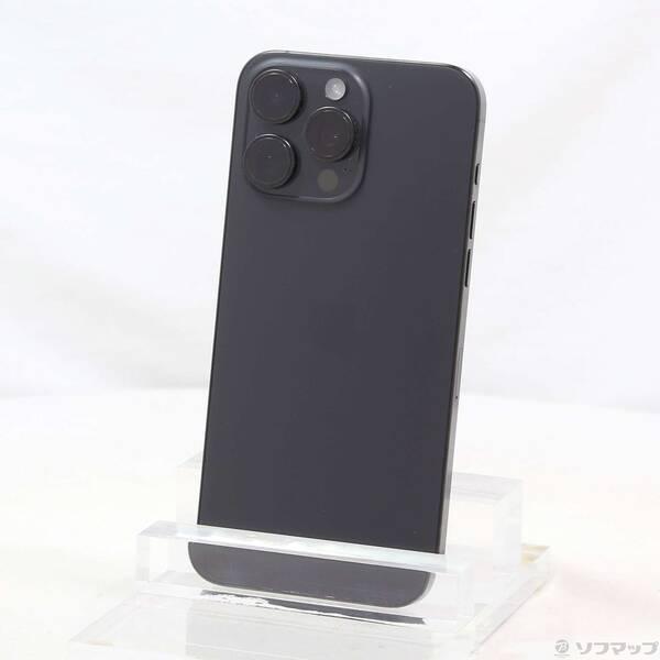 〔中古〕Apple(アップル) iPhone15 Pro Max 1TB ブラックチタニウム MU6Y3J／A SIMフリー〔295-ud〕 | 