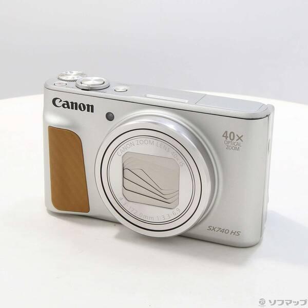 〔中古〕Canon(キヤノン) PowerShot SX740 HS シルバー〔251-ud〕 | 
