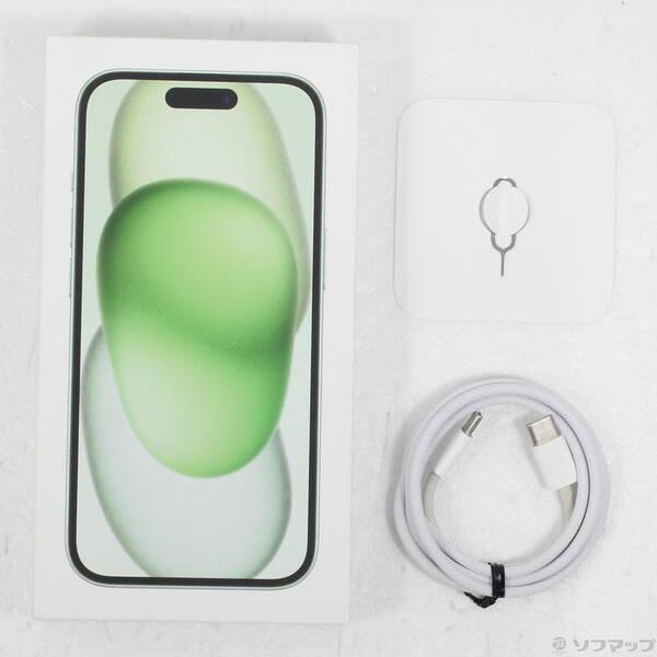 中古〕Apple(アップル) iPhone15 512GB グリーン MTMY3J／A SIM