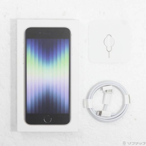 中古〕Apple(アップル) iPhone SE 第3世代 128GB スターライト MMYG3J