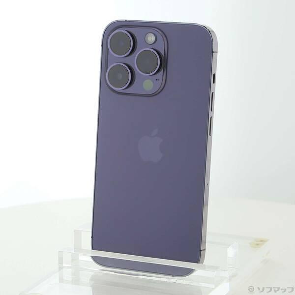 〔中古〕Apple(アップル) iPhone14 Pro 256GB ディープパープル MQ1E3J／A SIMフリー〔276-ud〕 | 