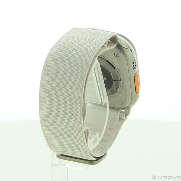 〔中古〕Apple(アップル) Apple Watch Ultra GPS + Cellular 49mm チタニウムケース スターライトアルパインループ〔348-ud〕 |  | 02