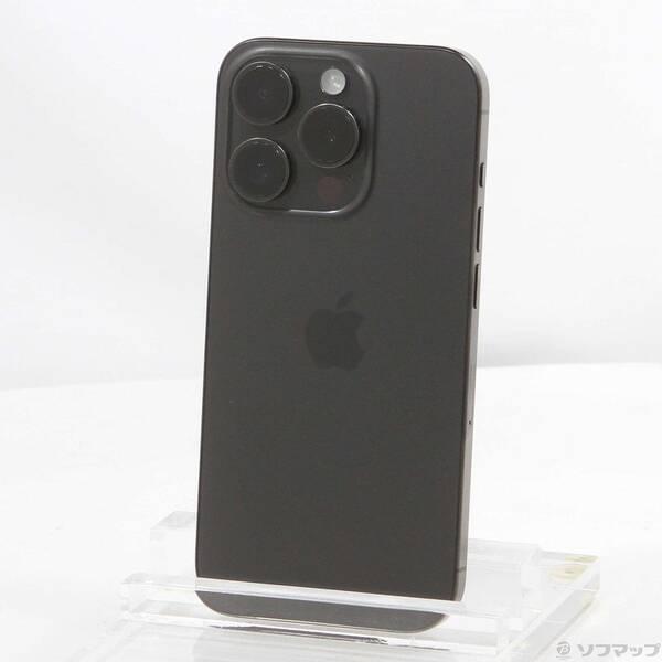 〔中古〕Apple(アップル) iPhone15 Pro 256GB ブラックチタニウム MTUC3J／A SIMフリー〔305-ud〕 | 