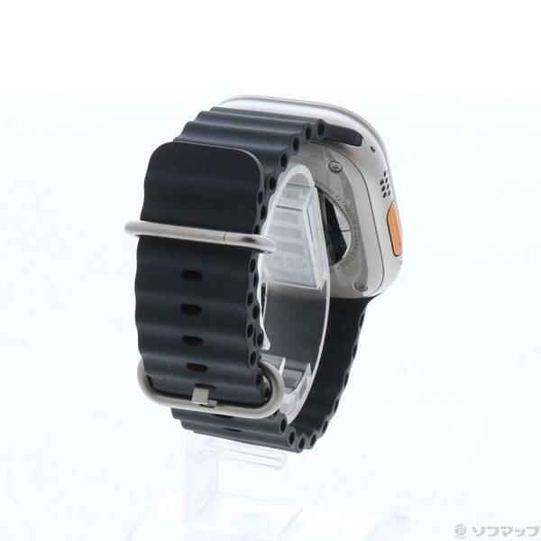 〔中古〕Apple(アップル) Apple Watch Ultra GPS + Cellular 49mm チタニウムケース ミッドナイトオーシャンバンド〔377-ud〕 |  | 02