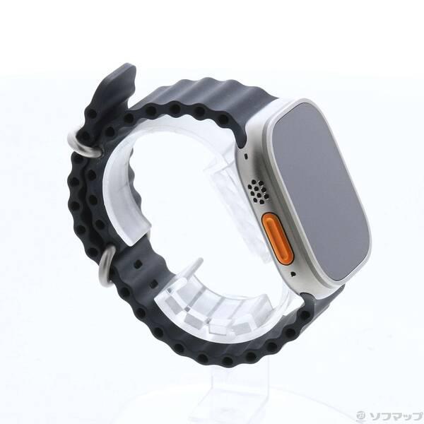 〔中古〕Apple(アップル) Apple Watch Ultra GPS + Cellular 49mm チタニウムケース ミッドナイトオーシャンバンド〔377-ud〕 |  | 03