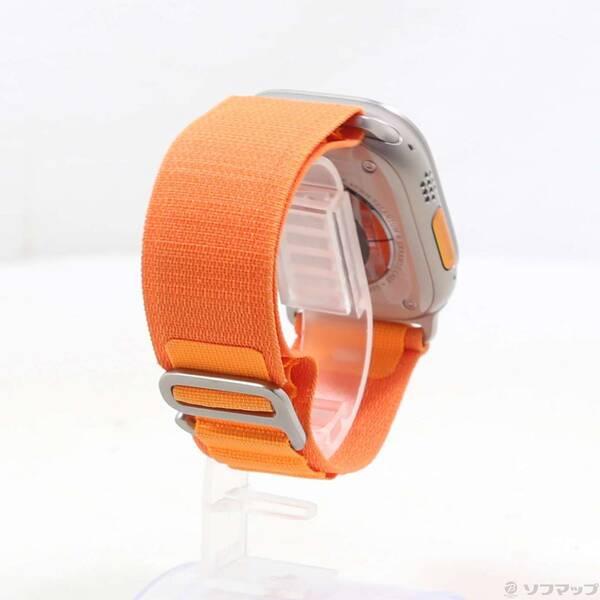 〔中古〕Apple(アップル) Apple Watch Ultra GPS + Cellular 49mm チタニウムケース オレンジアルパインループ〔344-ud〕 |  | 02