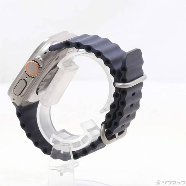 〔中古〕Apple(アップル) Apple Watch Ultra GPS + Cellular 49mm チタニウムケース ミッドナイトオーシャンバンド〔251-ud〕 |  | 01