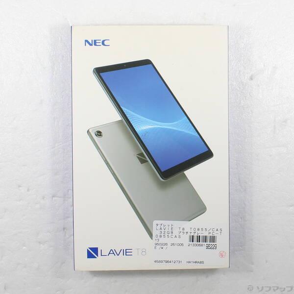 〔中古〕NEC(エヌイーシー) LAVIE T8 T0855／CAS 32GB プラチナグレー PC-T0855CAS Wi-Fi〔344-ud〕 |  | 04