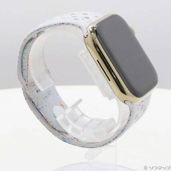 〔中古〕Apple(アップル) Apple Watch Series 9 GPS + Cellular 45mm ゴールドステンレススチールケース ピュアプラチナムNikeスポーツバンド〔258-ud〕 |  | 03