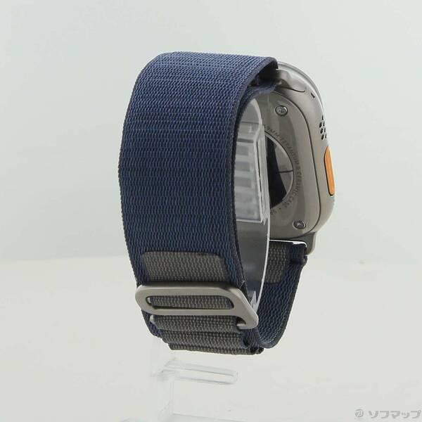 〔中古〕Apple(アップル) Apple Watch Ultra 2 GPS + Cellular 49mm チタニウムケース ブルーアルパインループ〔377-ud〕 |  | 02