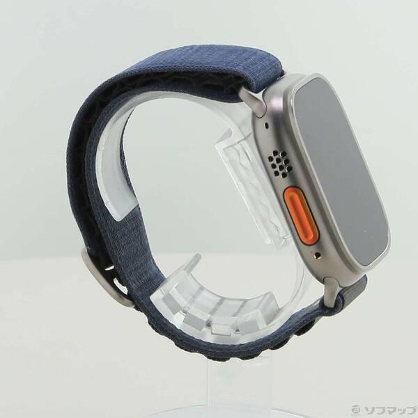 〔中古〕Apple(アップル) Apple Watch Ultra 2 GPS + Cellular 49mm チタニウムケース ブルーアルパインループ〔377-ud〕 |  | 03
