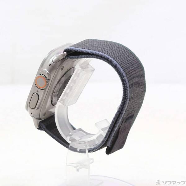 〔中古〕Apple(アップル) Apple Watch Ultra 2 GPS + Cellular 49mm チタニウムケース ブルー／ブラックトレイルループ〔251-ud〕 |  | 01