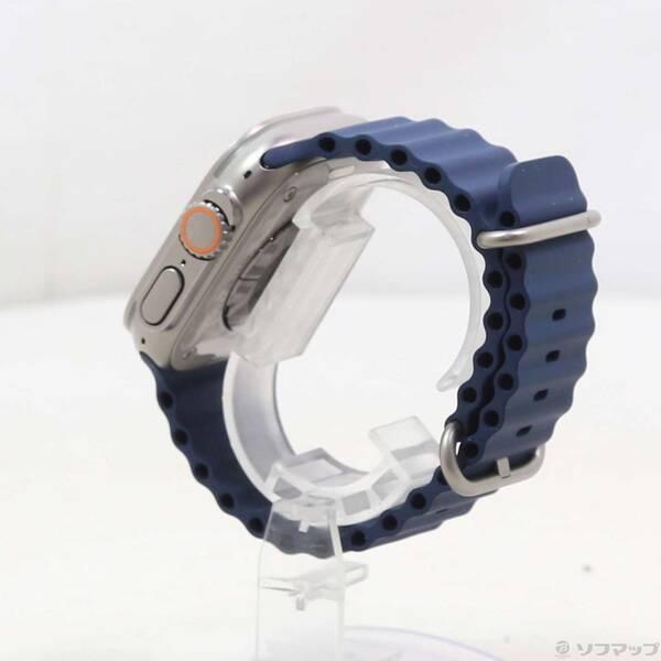 〔中古〕Apple(アップル) Apple Watch Ultra 2 GPS + Cellular 49mm チタニウムケース ブルーオーシャンバンド〔269-ud〕 |  | 01
