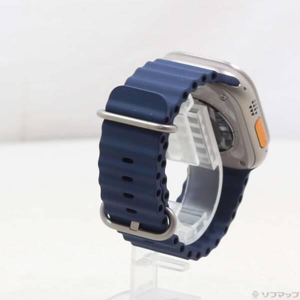 〔中古〕Apple(アップル) Apple Watch Ultra 2 GPS + Cellular 49mm チタニウムケース ブルーオーシャンバンド〔269-ud〕 |  | 02