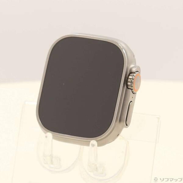 〔中古〕Apple(アップル) Apple Watch Ultra GPS + Cellular 49mm チタニウムケース バンド無し〔262-ud〕 | 