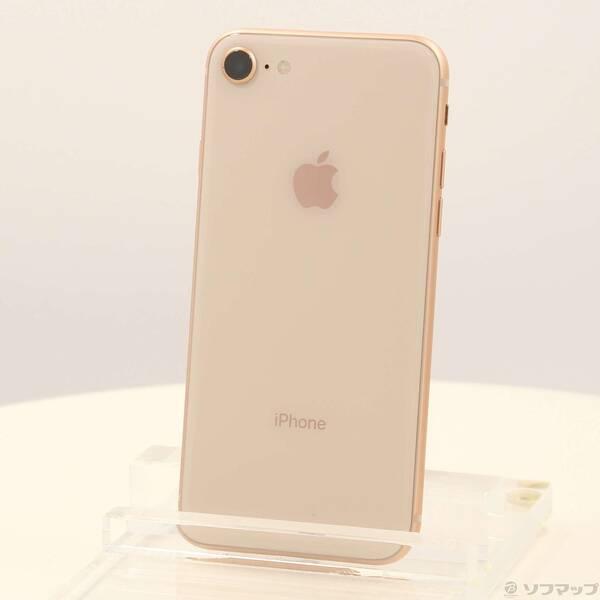〔中古〕Apple(アップル) iPhone8 64GB ゴールド MQ7A2J／A SIMフリー〔377-ud〕 | 