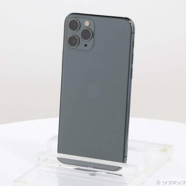 〔中古〕Apple(アップル) iPhone11 Pro 512GB ミッドナイトグリーン MWCG2J／A SIMフリー〔262-ud〕 | 