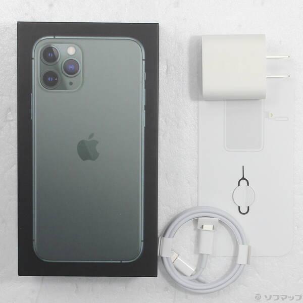 〔中古〕Apple(アップル) iPhone11 Pro 512GB ミッドナイトグリーン MWCG2J／A SIMフリー〔262-ud〕 |  | 04