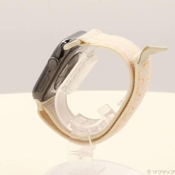 〔中古〕Apple(アップル) Apple Watch Series 10 GPS + Cellular 46mm スレートチタニウムケース スターライト／ピンクNikeスポーツループ〔377-ud〕 |  | 01