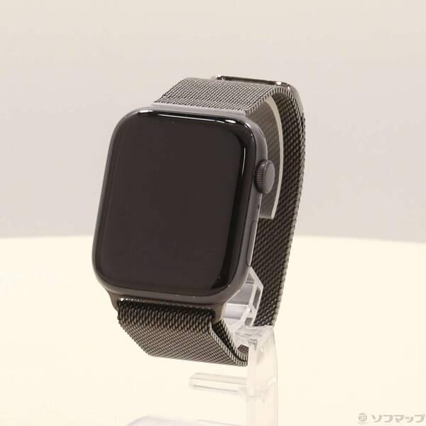 〔中古〕Apple(アップル) Apple Watch SE 第1世代 GPS 44mm スペースグレイアルミニウムケース グラファイトミラネーゼループ〔276-ud〕 | 