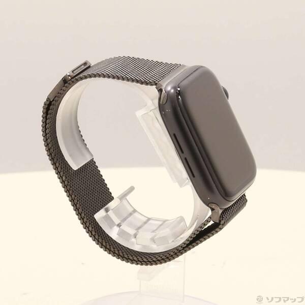 〔中古〕Apple(アップル) Apple Watch SE 第1世代 GPS 44mm スペースグレイアルミニウムケース グラファイトミラネーゼループ〔276-ud〕 |  | 03