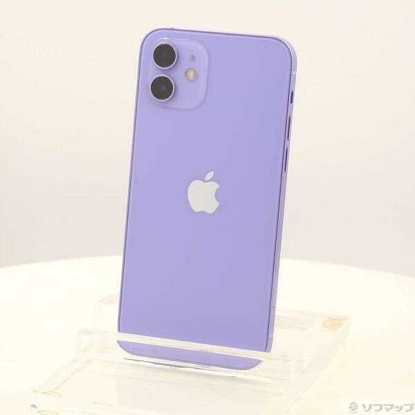 〔中古〕Apple(アップル) iPhone12 128GB パープル MJNJ3J／A SIMフリー〔295-ud〕 | 